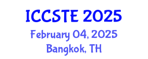 International Conference on Control Systems and Transportation Engineering (ICCSTE) February 04, 2025 - Bangkok, Thailand