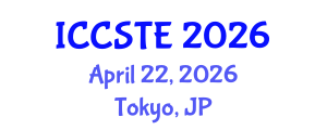 International Conference on Control Systems and Transportation Engineering (ICCSTE) April 22, 2026 - Tokyo, Japan