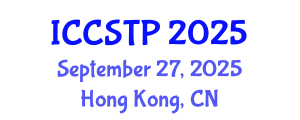 International Conference on Control Systems Theory and Practice (ICCSTP) September 27, 2025 - Hong Kong, China