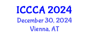 International Conference on Coordination Chemistry and Applications (ICCCA) December 30, 2024 - Vienna, Austria