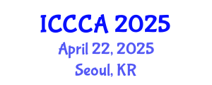 International Conference on Coordination Chemistry and Applications (ICCCA) April 22, 2025 - Seoul, Republic of Korea