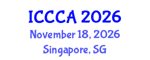 International Conference on Coordination Chemistry and Applications (ICCCA) November 18, 2026 - Singapore, Singapore