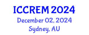 International Conference on Coral Reef Evaluation and Monitoring (ICCREM) December 02, 2024 - Sydney, Australia