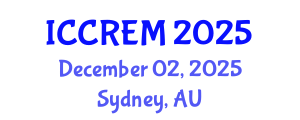 International Conference on Coral Reef Evaluation and Monitoring (ICCREM) December 02, 2025 - Sydney, Australia