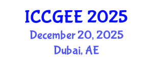International Conference on Corporate Governance in Emerging Economies (ICCGEE) December 20, 2025 - Dubai, United Arab Emirates