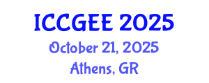 International Conference on Corporate Governance in Emerging Economies (ICCGEE) October 21, 2025 - Athens, Greece