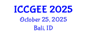 International Conference on Corporate Governance in Emerging Economies (ICCGEE) October 25, 2025 - Bali, Indonesia
