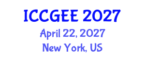 International Conference on Corporate Governance in Emerging Economies (ICCGEE) April 22, 2027 - New York, United States International Conference on Corporate Governance in Emerging Economies (ICCGEE) April 22, 2027 - New York, United States