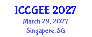 International Conference on Corporate Governance in Emerging Economies (ICCGEE) March 29, 2027 - Singapore, Singapore International Conference on Corporate Governance in Emerging Economies (ICCGEE) March 29, 2027 - Singapore, Singapore