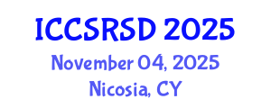 International Conference on Corporate Social Responsibility and Sustainable Development (ICCSRSD) November 04, 2025 - Nicosia, Cyprus