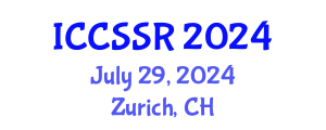 International Conference on Corporate Strategy and Social Responsibility (ICCSSR) July 29, 2024 - Zurich, Switzerland