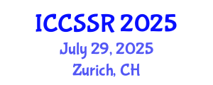 International Conference on Corporate Strategy and Social Responsibility (ICCSSR) July 29, 2025 - Zurich, Switzerland