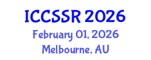 International Conference on Corporate Strategy and Social Responsibility (ICCSSR) February 01, 2026 - Melbourne, Australia