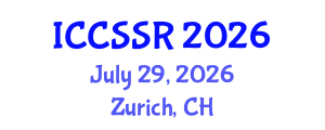 International Conference on Corporate Strategy and Social Responsibility (ICCSSR) July 29, 2026 - Zurich, Switzerland