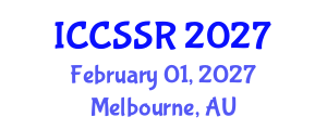 International Conference on Corporate Strategy and Social Responsibility (ICCSSR) February 01, 2027 - Melbourne, Australia International Conference on Corporate Strategy and Social Responsibility (ICCSSR) February 01, 2027 - Melbourne, Australia