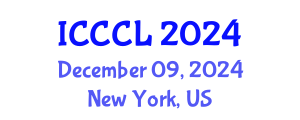 International Conference on Corpus and Cognitive Linguistics (ICCCL) December 09, 2024 - New York, United States