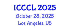 International Conference on Corpus and Cognitive Linguistics (ICCCL) October 28, 2025 - Los Angeles, United States