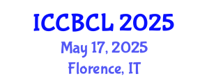 International Conference on Corpus Based Computational Linguistics (ICCBCL) May 17, 2025 - Florence, Italy