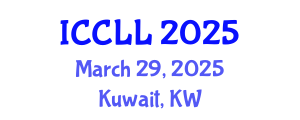 International Conference on Corpus Linguistics and Lexicology (ICCLL) March 29, 2025 - Kuwait, Kuwait