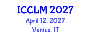 International Conference on Corpus Linguistics and Methodology (ICCLM) April 12, 2027 - Venice, Italy