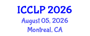 International Conference on Corpus Linguistics and Pragmatics (ICCLP) August 05, 2026 - Montreal, Canada