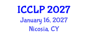International Conference on Corpus Linguistics and Pragmatics (ICCLP) January 16, 2027 - Nicosia, Cyprus