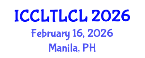 International Conference on Corpus Linguistics, Theoretical Linguistics, and Cognitive Linguistics (ICCLTLCL) February 16, 2026 - Manila, Philippines