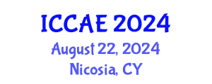 International Conference on Corrosion and Applied Electrochemistry (ICCAE) August 22, 2024 - Nicosia, Cyprus