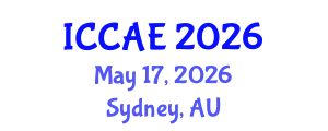 International Conference on Corrosion and Applied Electrochemistry (ICCAE) May 17, 2026 - Sydney, Australia