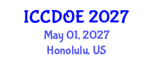 International Conference on Cosmetic Dentistry, Odontology and Endodontics (ICCDOE) May 01, 2027 - Honolulu, United States International Conference on Cosmetic Dentistry, Odontology and Endodontics (ICCDOE) May 01, 2027 - Honolulu, United States
