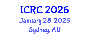 International Conference on Cosmic Ray (ICRC) January 28, 2026 - Sydney, Australia