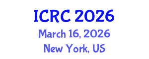 International Conference on Cosmic Ray (ICRC) March 16, 2026 - New York, United States International Conference on Cosmic Ray (ICRC) March 16, 2026 - New York, United States