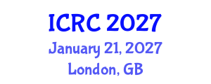 International Conference on Cosmic Ray (ICRC) January 21, 2027 - London, United Kingdom International Conference on Cosmic Ray (ICRC) January 21, 2027 - London, United Kingdom
