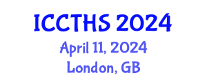 International Conference on Counter Terrorism and Human Security (ICCTHS) April 11, 2024 - London, United Kingdom