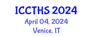 International Conference on Counter Terrorism and Human Security (ICCTHS) April 04, 2024 - Venice, Italy