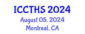 International Conference on Counter Terrorism and Human Security (ICCTHS) August 05, 2024 - Montreal, Canada