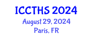 International Conference on Counter Terrorism and Human Security (ICCTHS) August 29, 2024 - Paris, France