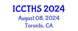 International Conference on Counter Terrorism and Human Security (ICCTHS) August 08, 2024 - Toronto, Canada