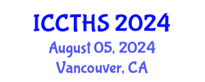 International Conference on Counter Terrorism and Human Security (ICCTHS) August 05, 2024 - Vancouver, Canada