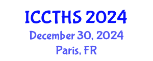 International Conference on Counter Terrorism and Human Security (ICCTHS) December 30, 2024 - Paris, France