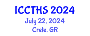 International Conference on Counter Terrorism and Human Security (ICCTHS) July 22, 2024 - Crete, Greece