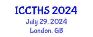 International Conference on Counter Terrorism and Human Security (ICCTHS) July 29, 2024 - London, United Kingdom
