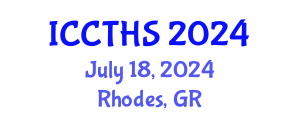International Conference on Counter Terrorism and Human Security (ICCTHS) July 18, 2024 - Rhodes, Greece