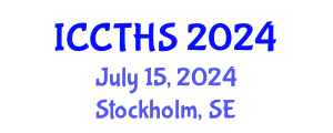 International Conference on Counter Terrorism and Human Security (ICCTHS) July 15, 2024 - Stockholm, Sweden