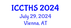 International Conference on Counter Terrorism and Human Security (ICCTHS) July 29, 2024 - Vienna, Austria