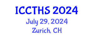 International Conference on Counter Terrorism and Human Security (ICCTHS) July 29, 2024 - Zurich, Switzerland