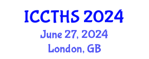 International Conference on Counter Terrorism and Human Security (ICCTHS) June 27, 2024 - London, United Kingdom
