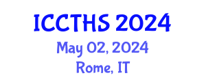 International Conference on Counter Terrorism and Human Security (ICCTHS) May 02, 2024 - Rome, Italy