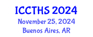 International Conference on Counter Terrorism and Human Security (ICCTHS) November 25, 2024 - Buenos Aires, Argentina