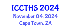 International Conference on Counter Terrorism and Human Security (ICCTHS) November 04, 2024 - Cape Town, South Africa